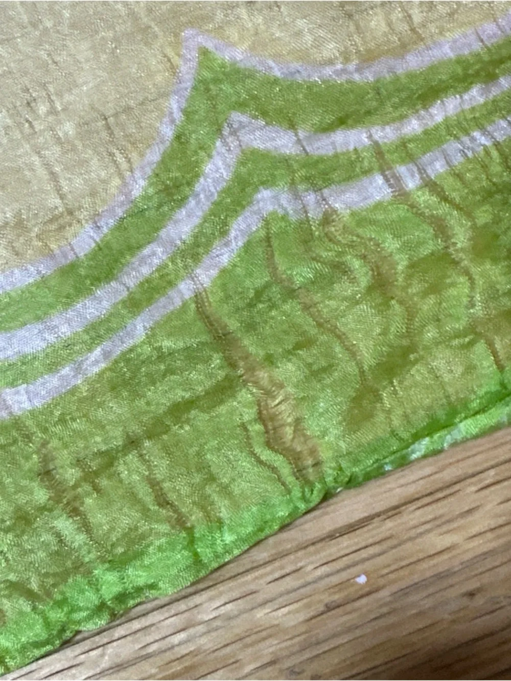VINTAGE 50'S SILK FLORIDA MAP SCARF